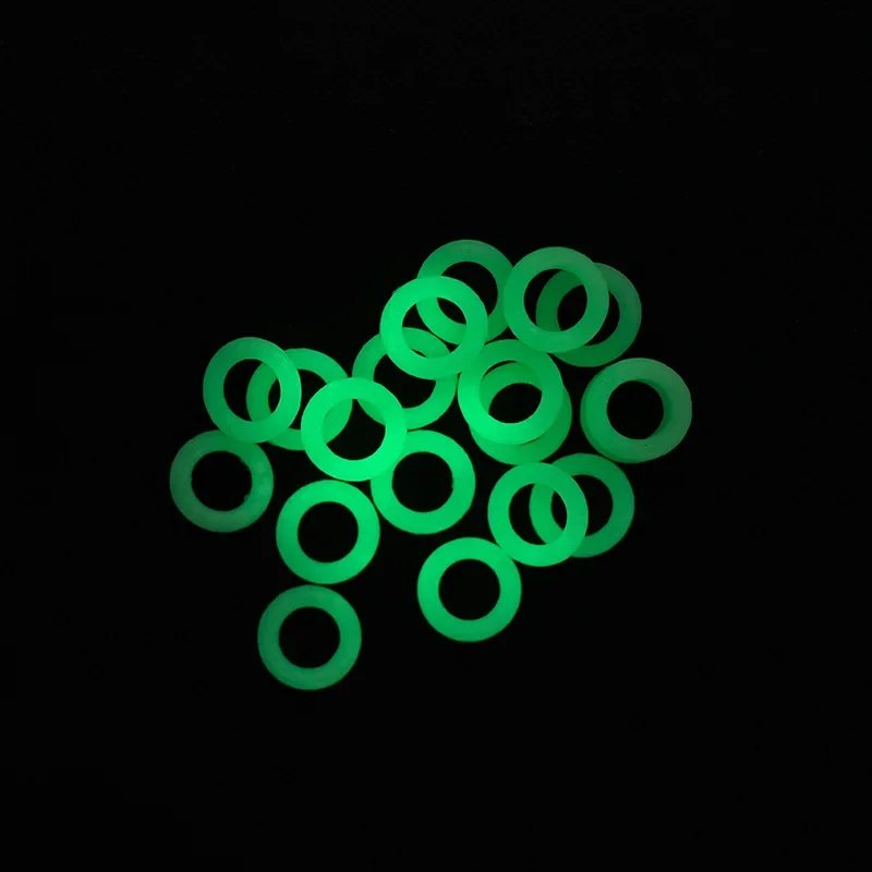 Outdoor Camping Equipment Luminous Ring Nails Edc Gadgets Multifunctional Silicone Ring Tent Camping Accessories Hiking