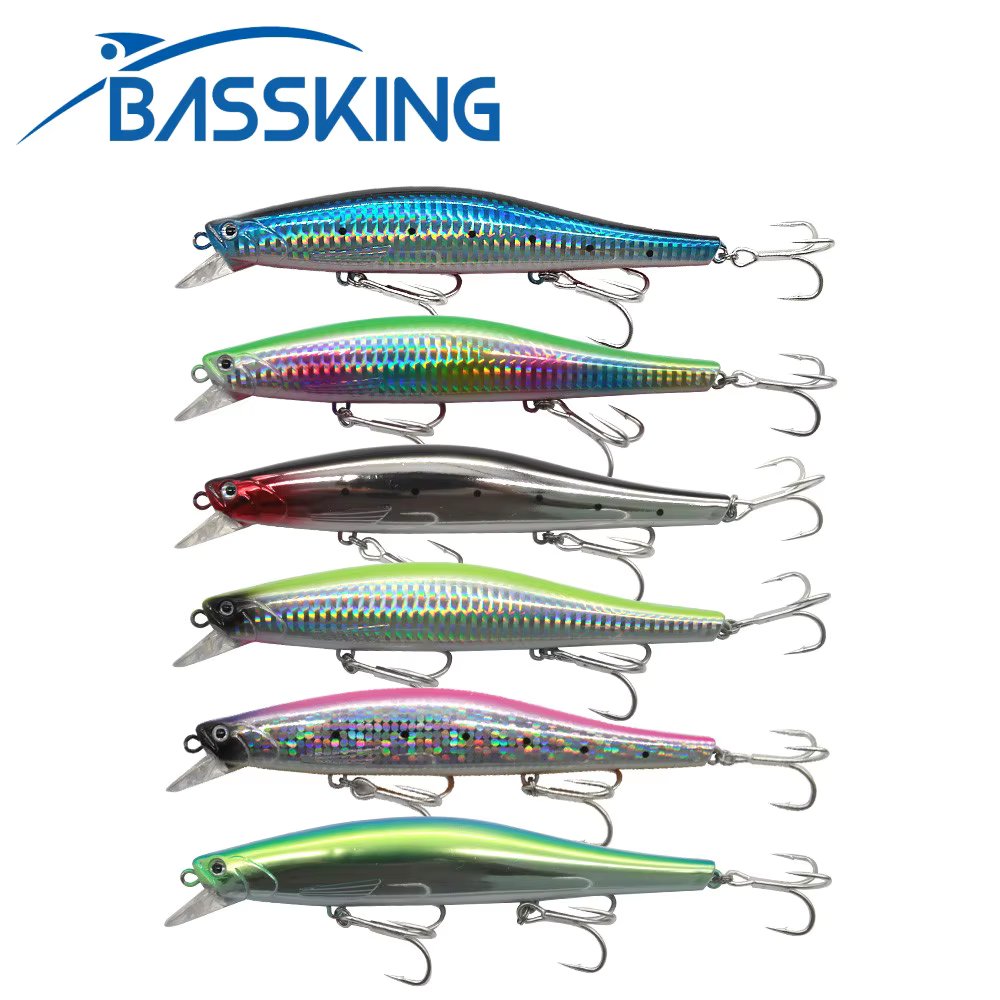 BASSKING Sinking Minnow Lure 16cm 80g Hard Baits for Carp Fishing ABS Plastic Artificial Fishing Lure Saltwater Swimbaits Pesca