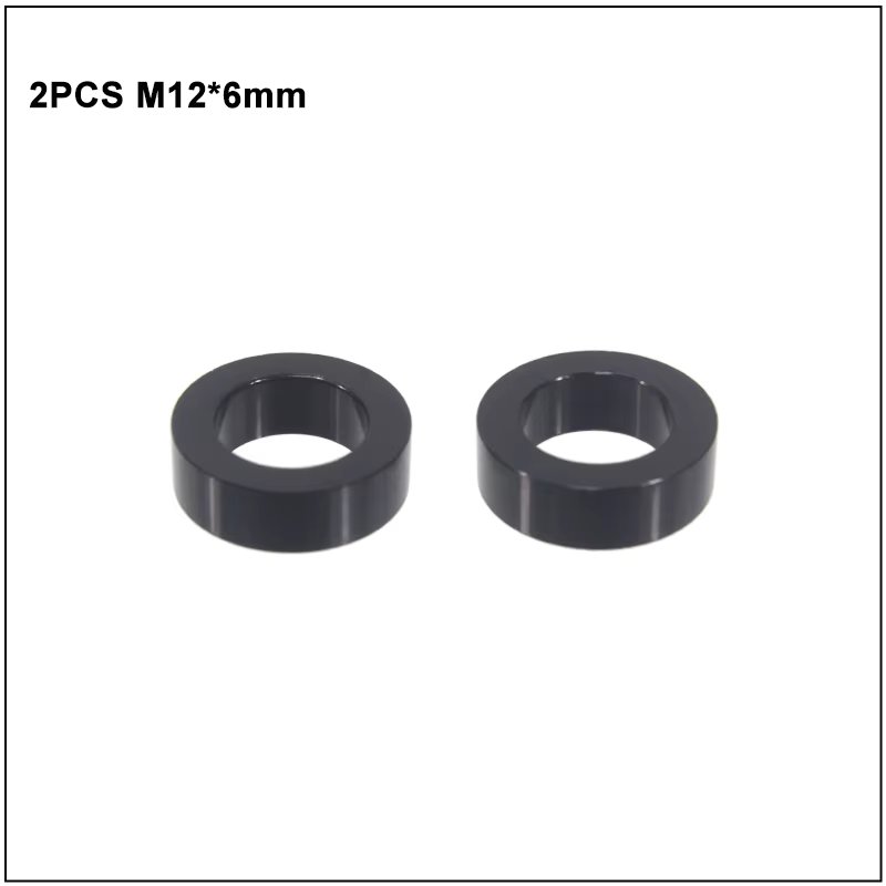 2Pcs M12x6mm Flat