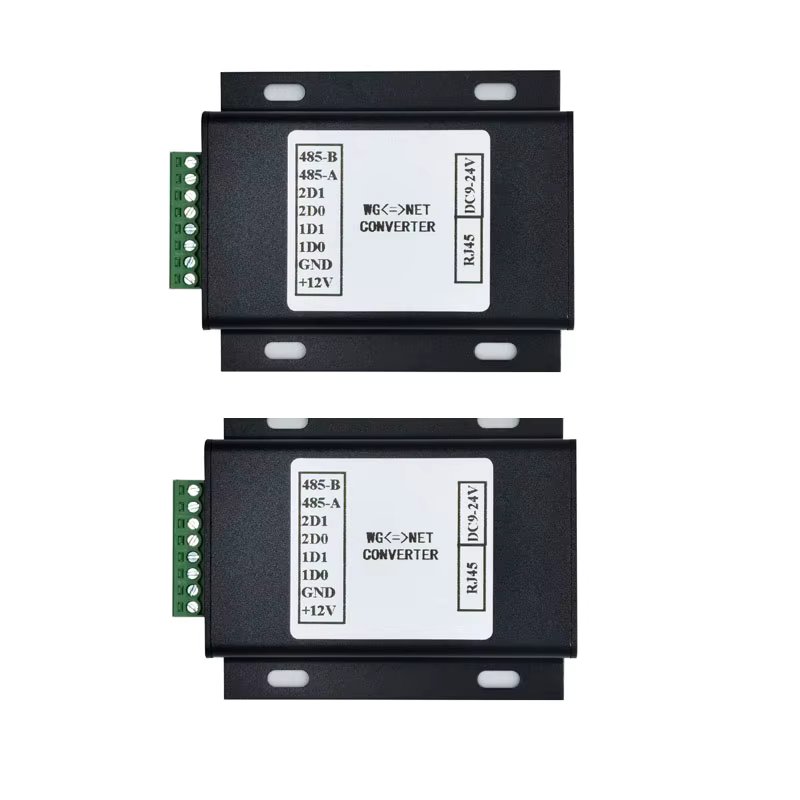 1pair Wiegand To TCP/IP Converter / Wiegand Signal Extender / Auto Recognizes All WG Formats Use Long Distance Access And Reader