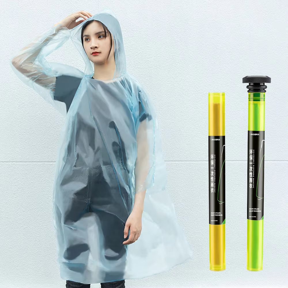 Portable bicycle raincoat emergency raincoat 15100002001 / 15100002002