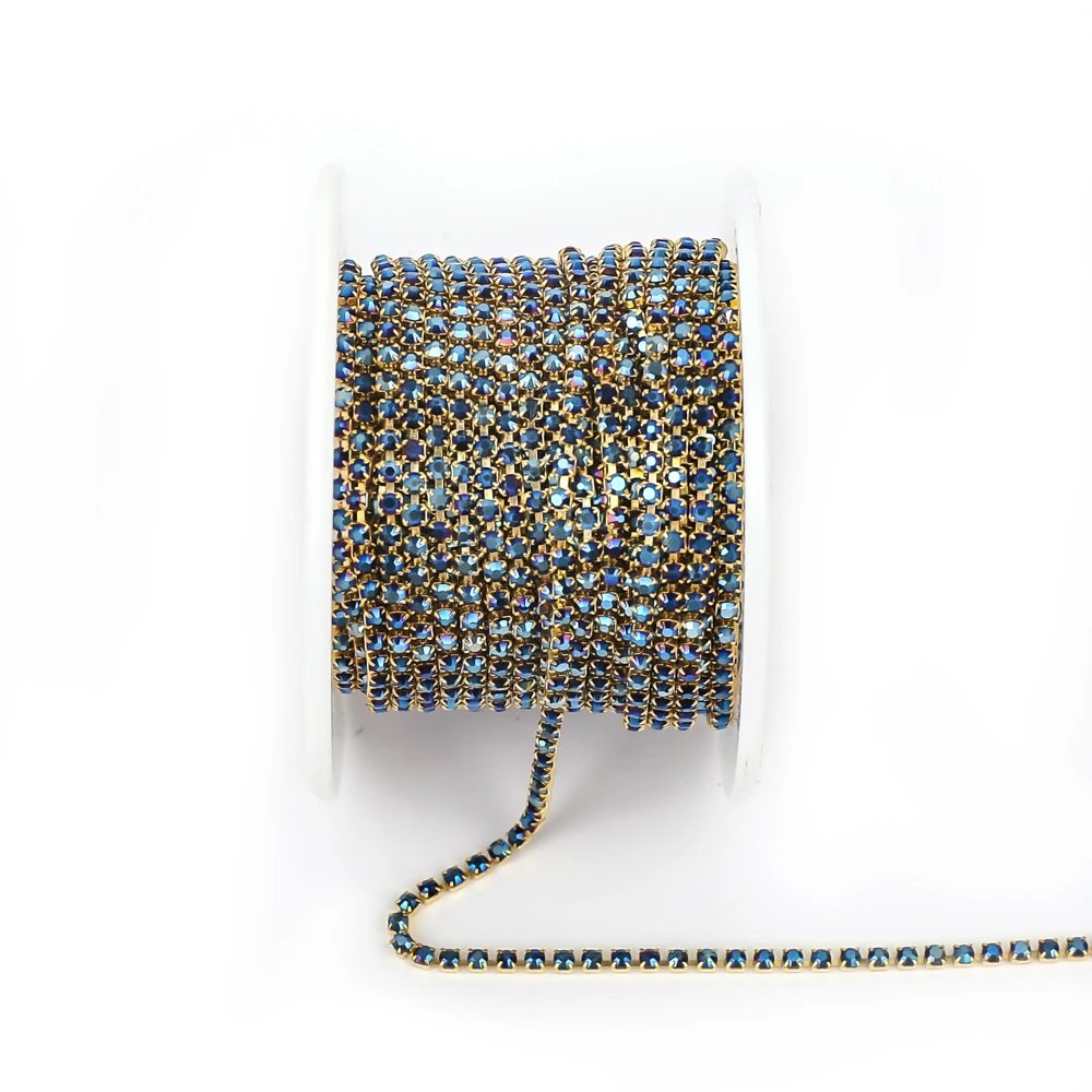 Gold Metallic Blue
