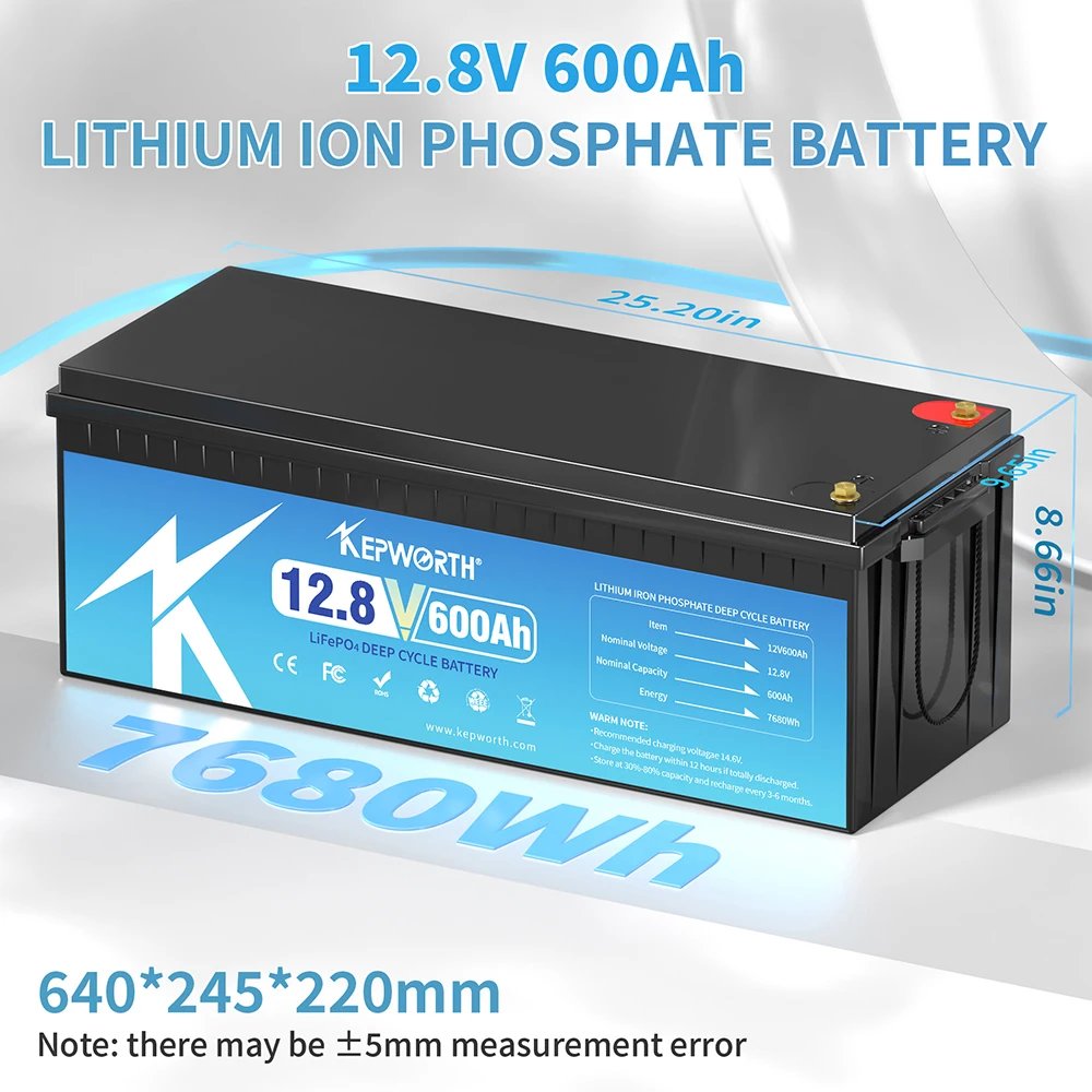 12V 600Ah