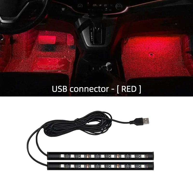 Red 18LED USB