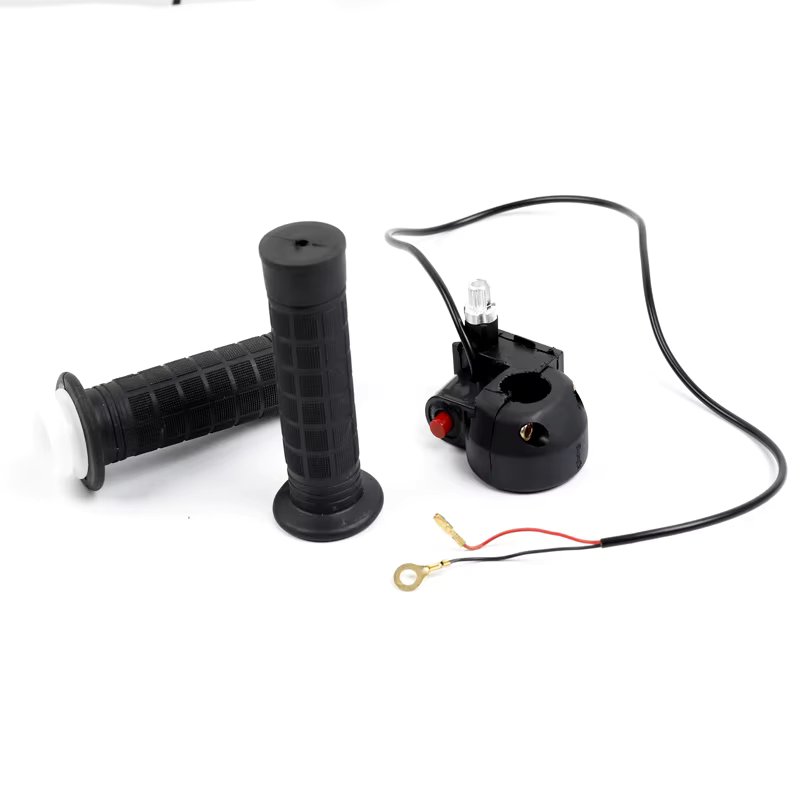 Throttle Grips Handle Twist Accelerator with Stop Kill Switch for  2-Stroke 47cc 49cc Mini Moto Dirt Bike Handlebar Quad Pocket