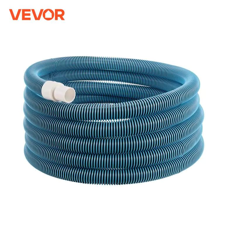 VEVOR Heavy Duty Swimming Pool Hose 1-1/2-Inch x 30-Feet Pool Vacuum Cleaning Hose Compatible with Above Ground Pool Cleaning