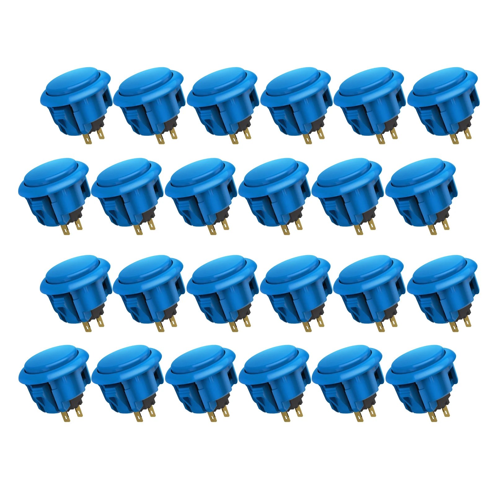 30mm Blue 24 Pcs
