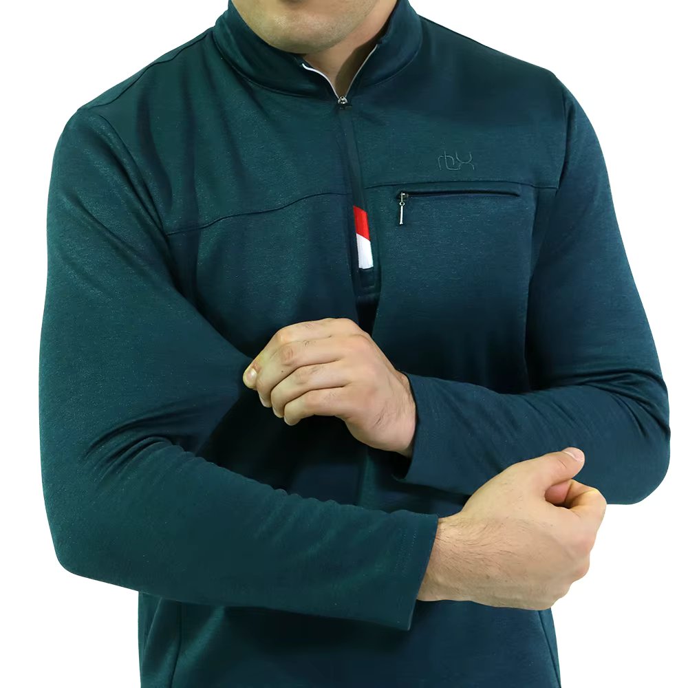 Winter Men's Thicky House-up Mountain Climb T-shirt Span Moimic Work-wear 346