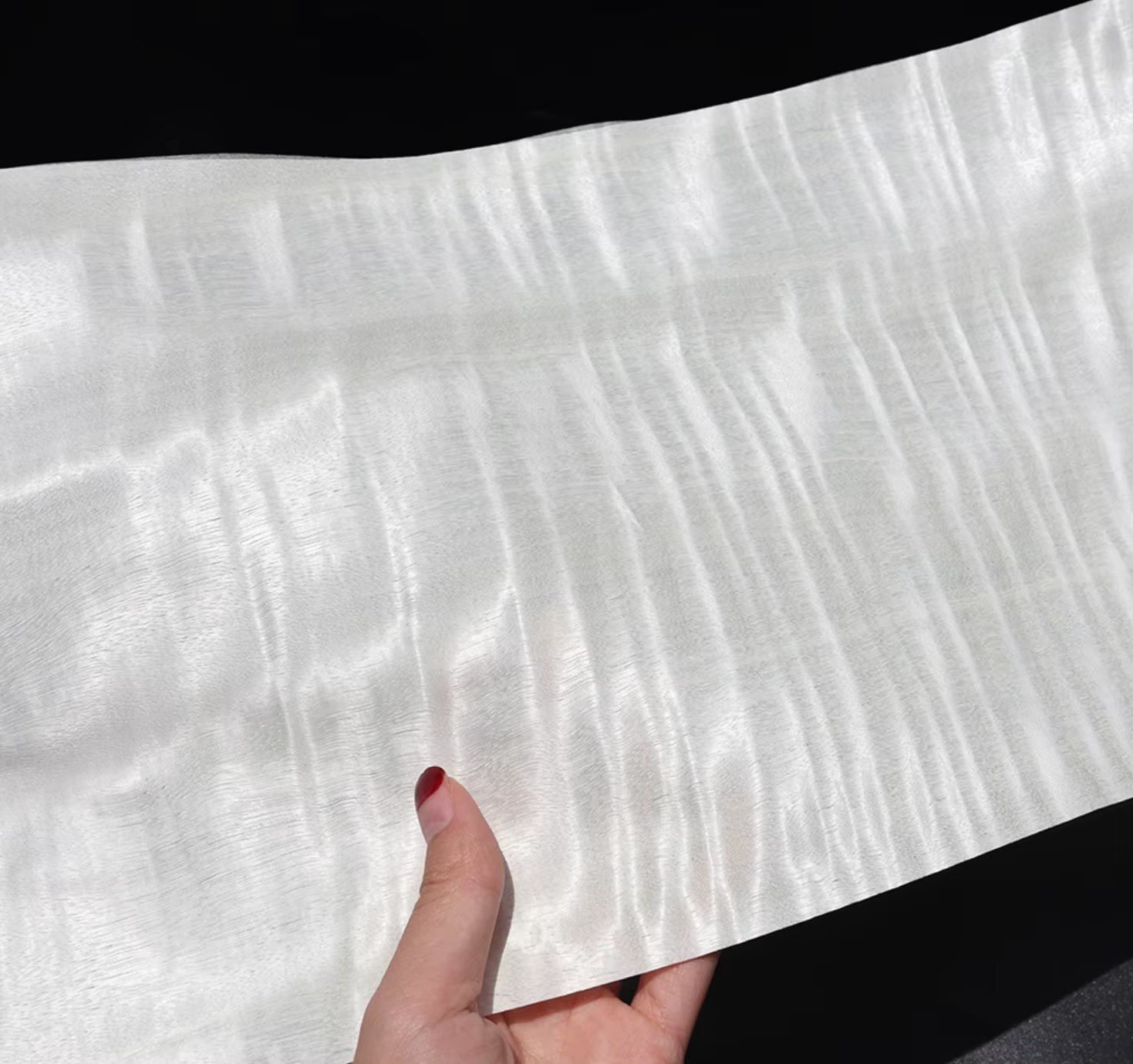 Length:2.5meters Width:160mm T:0.25mm Bleached shadow wood veneer Pure wood veneer speaker furniture decorative surface