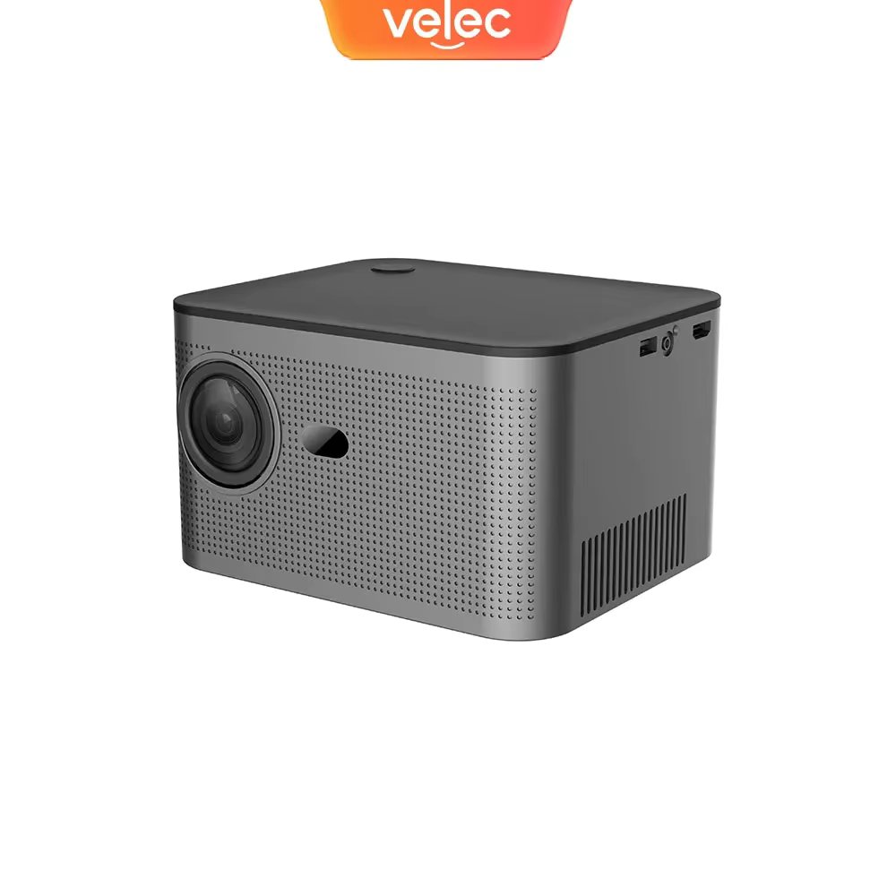 Projector HY350 4K Android 11 580ANSI Wifi6.0 BT5.0 1080P Electric Focus Home Outdoor Smart Projector with Infrared Voice Remote