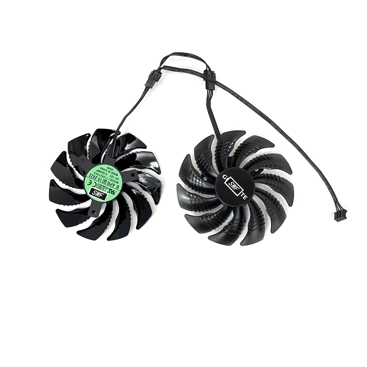 black 2-Fan T12