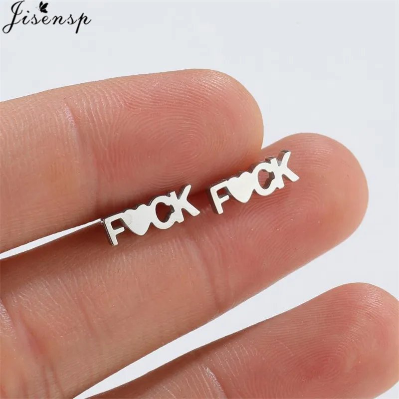 Multiple Style Stainless Steel Earrings Black for Men Women Geometry Music Star Heart Earing Cowboy Boots Studs Pendientes 2024