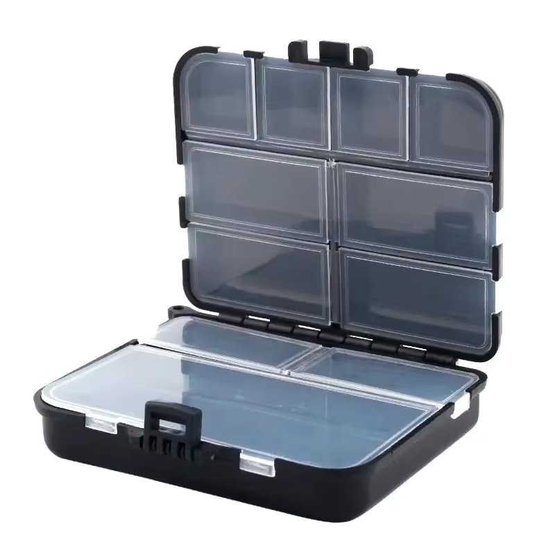 Fishing Tackle Bait  Boxes, Portable Double-Sided Lure Hook Organizer, Mini Utility Lures Fishing Box
