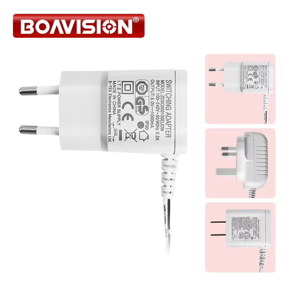 Qualified AC 110-240V To DC 5V 1000mA Type-C Adapter Charger for Baby Monitor VB601/VB602/VB603/VB605/VB607