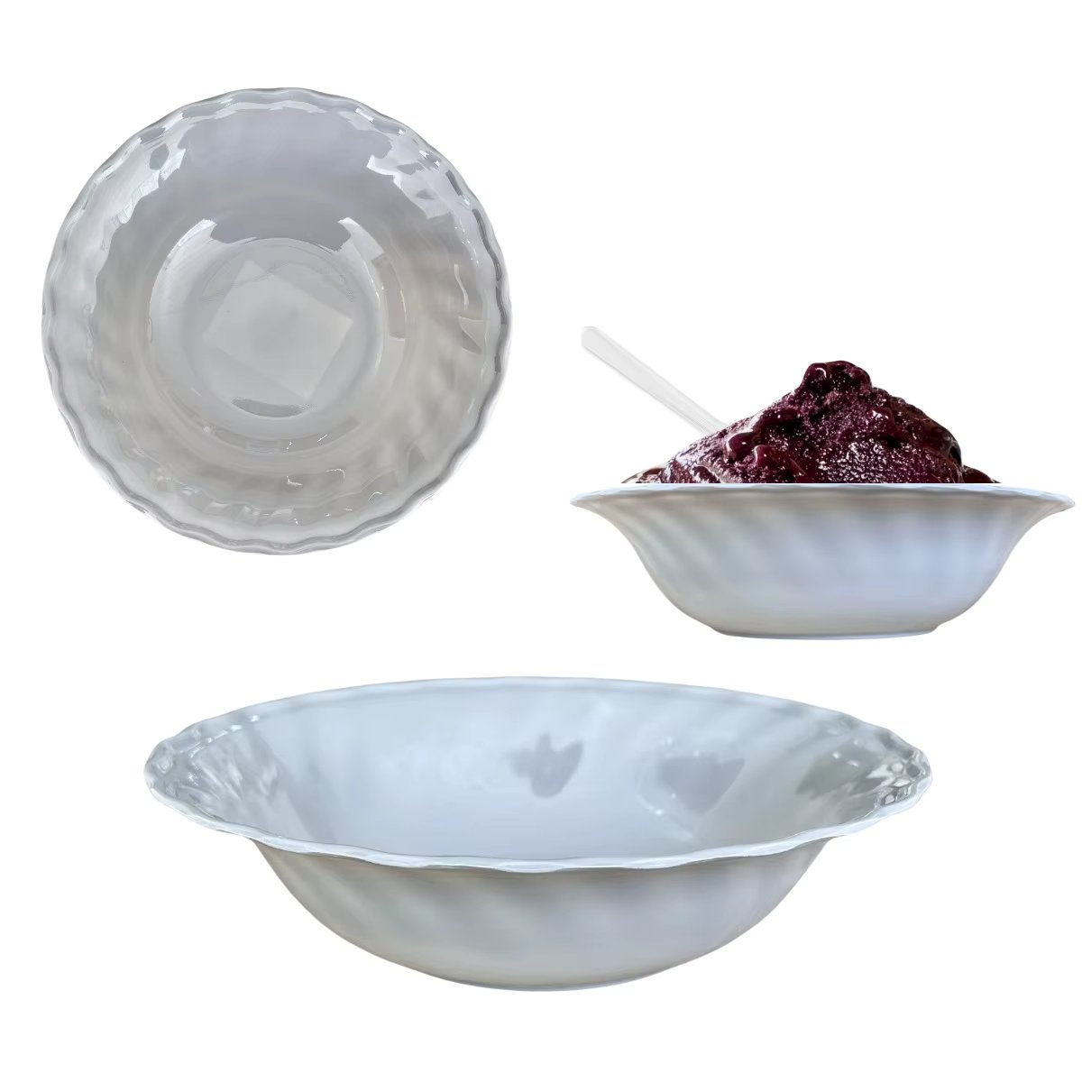 Bowl Bowl Pot Melamine Ice Cream Acai Dessert 320ml