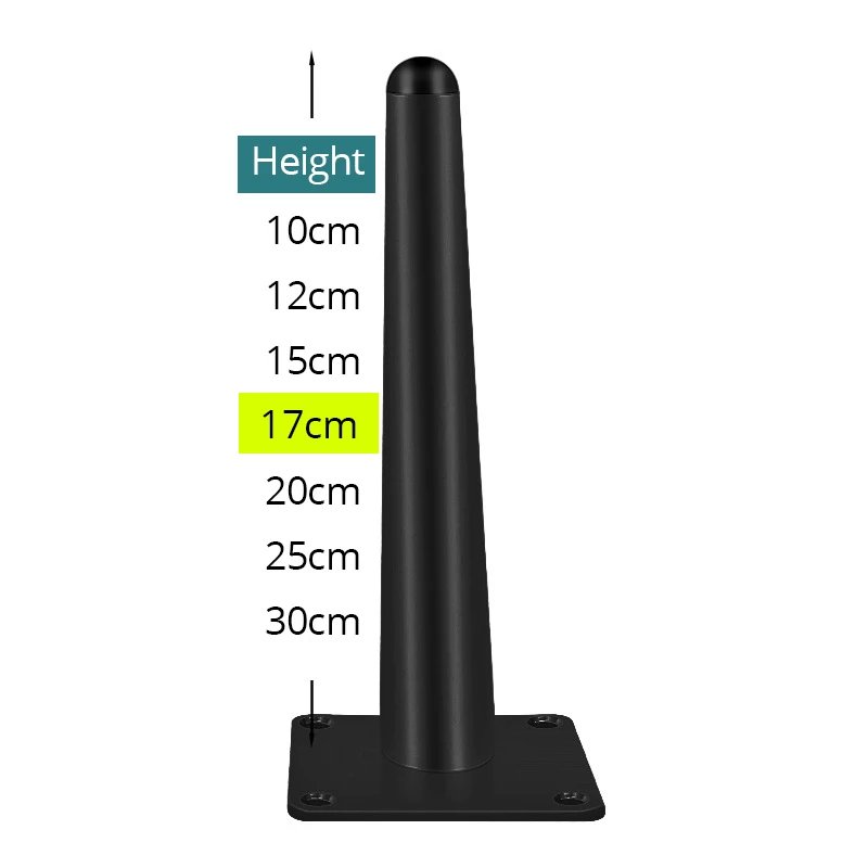 Black Vertical 17cm