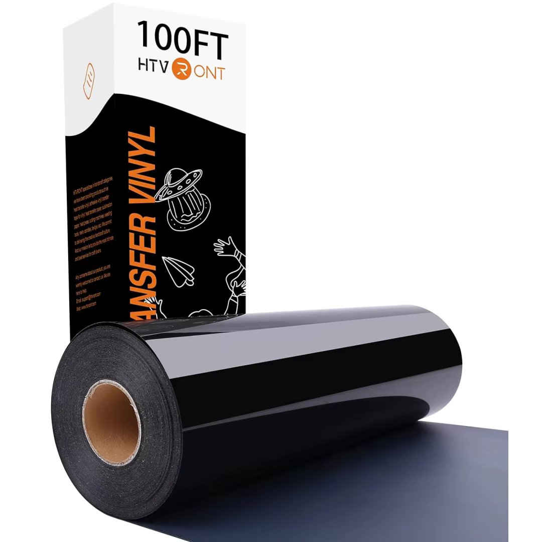 HTVRONT 12"X100ft/30x3000cm Heat Transfer Vinyl Roll for Cricut DIY T-shirt Craft Iron on PU HTV Film For Printing Clothing