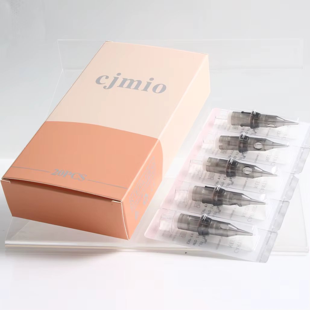 20PCS/BOX Tattoo Machine Cartridge Needles #10 Round Liner Shader Magnum With Membrane Safety Cartridges For Tattoo Artists