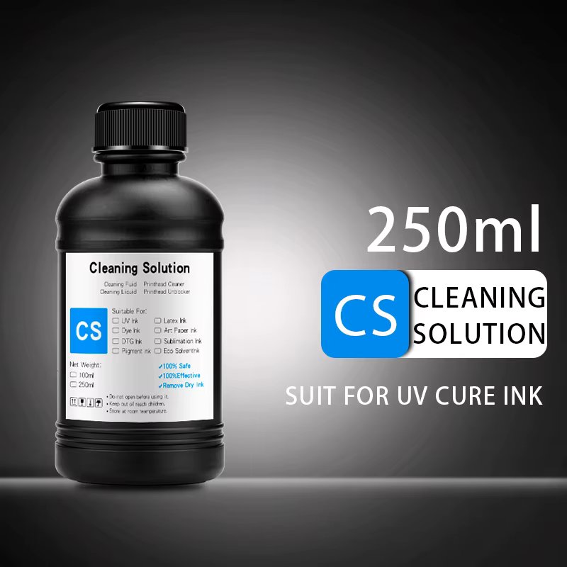 250ml UV Curing Ink For Epson XP600 TX800 XP-600 TX-800 L800 L805 L1800 R290 R300 1390 1400 1410 1430 DX5 DX7 DX10 UV Printer