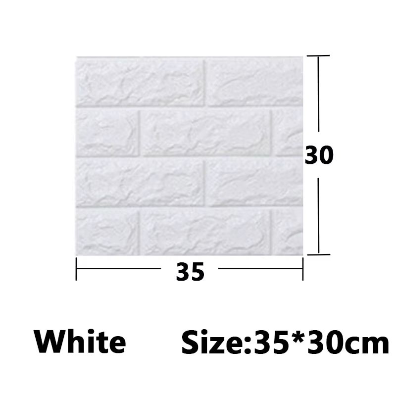 1-30Pcs 35x30cm Wallpaper Kitchen Bedroom Background Decoration Wall Panels Stickers Waterproof for Living Room 3D DIY Home