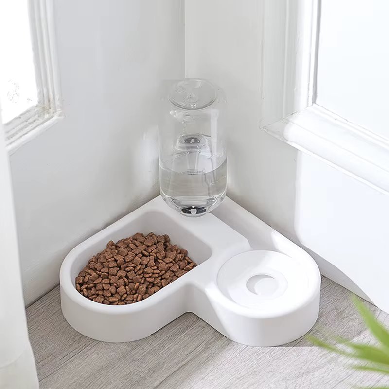 Dog Cat Multi-drinking Water Rice Bowl For Each Corner