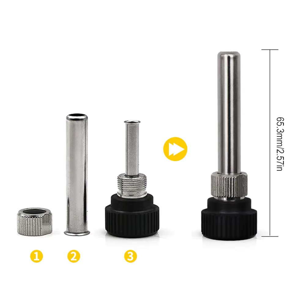 Socket+Nut+Electric Wood Head Soldering Station Iron For 936 Iron Head Cannula Iron Tip Bushing Hand Tool Accessories