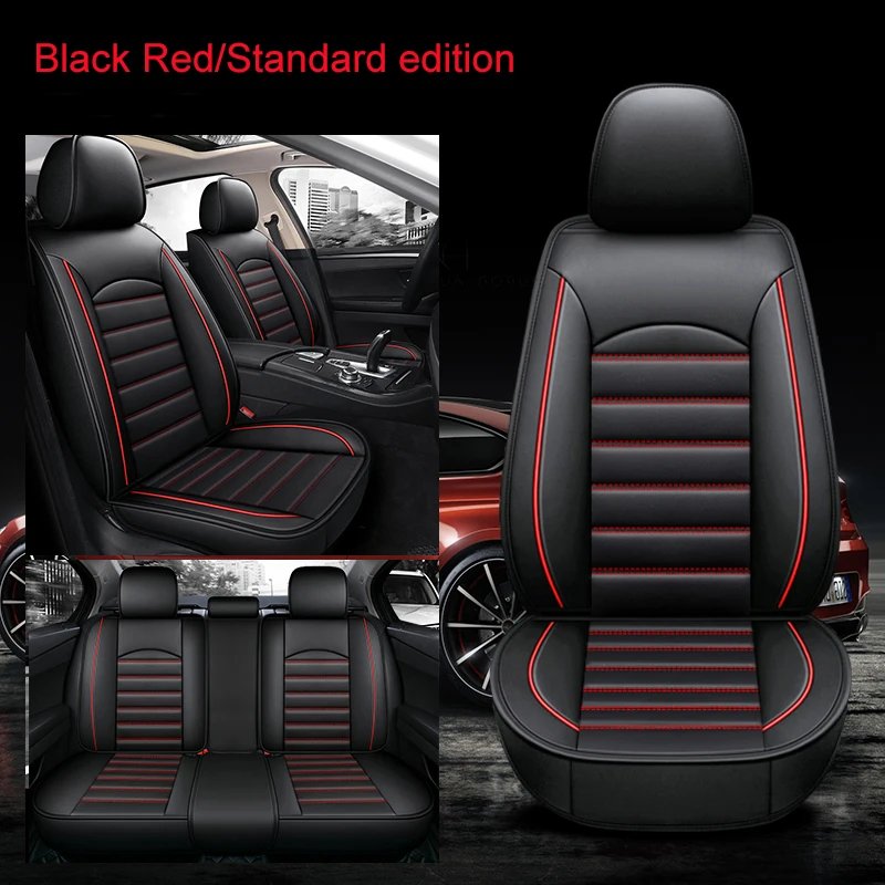 Black Red 5 Seat