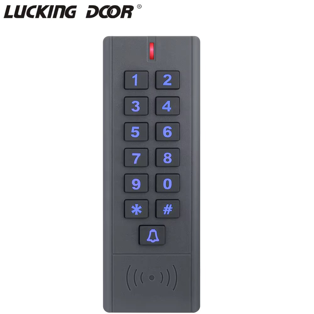 IP67 Waterproof  DC12V 125Khz RFID Access Control Keypad 1000 User Proximity Entry Door Controler A9-SM