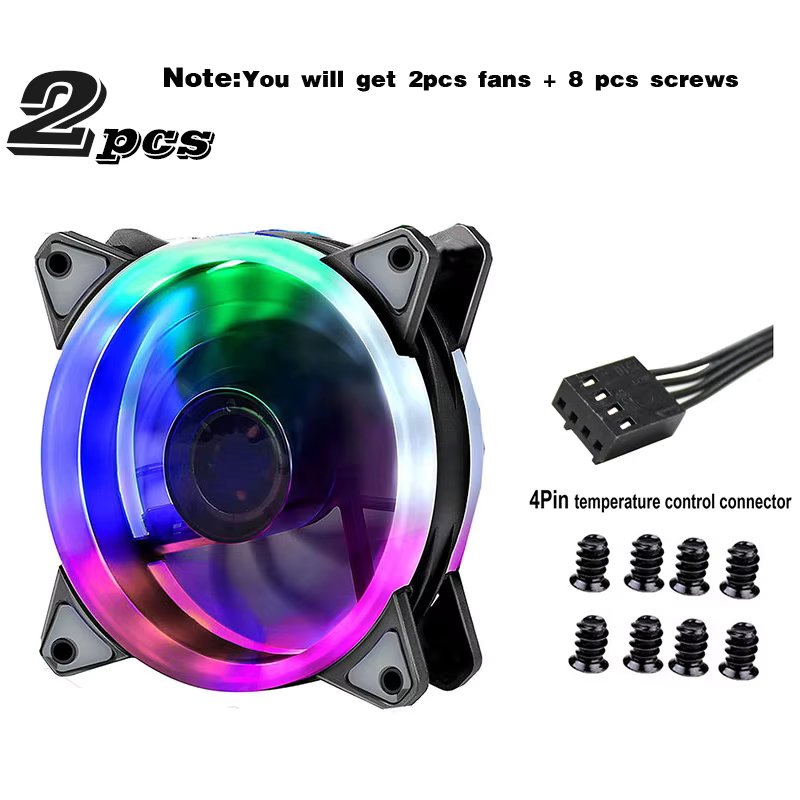 2PCS Colorful-4PIN