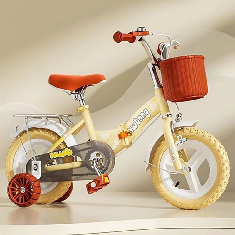 Bike 3-8 years old auxiliary wheel four-foot bicycle 12/14/16 inch children bicycle