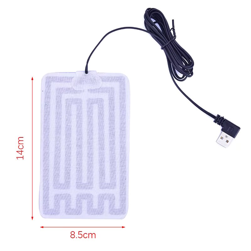 1PCS  Cervical Vertebra Pillow Heating Pad USB Heating Wire Heating Mat 5V Electric Heating Element Non-Woven Film Heater Pad