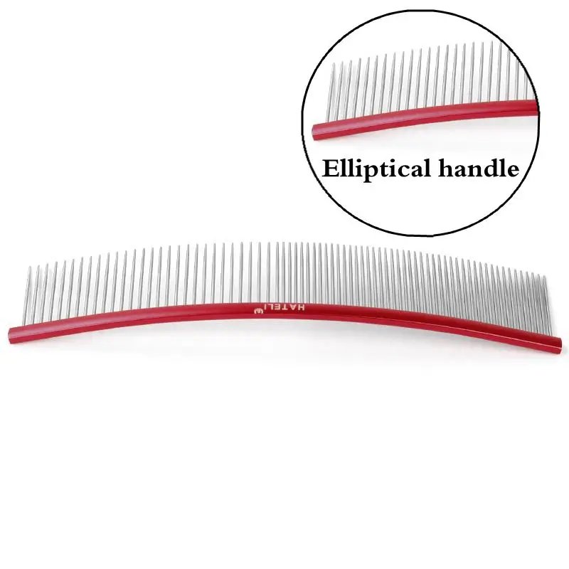 Red oval handle