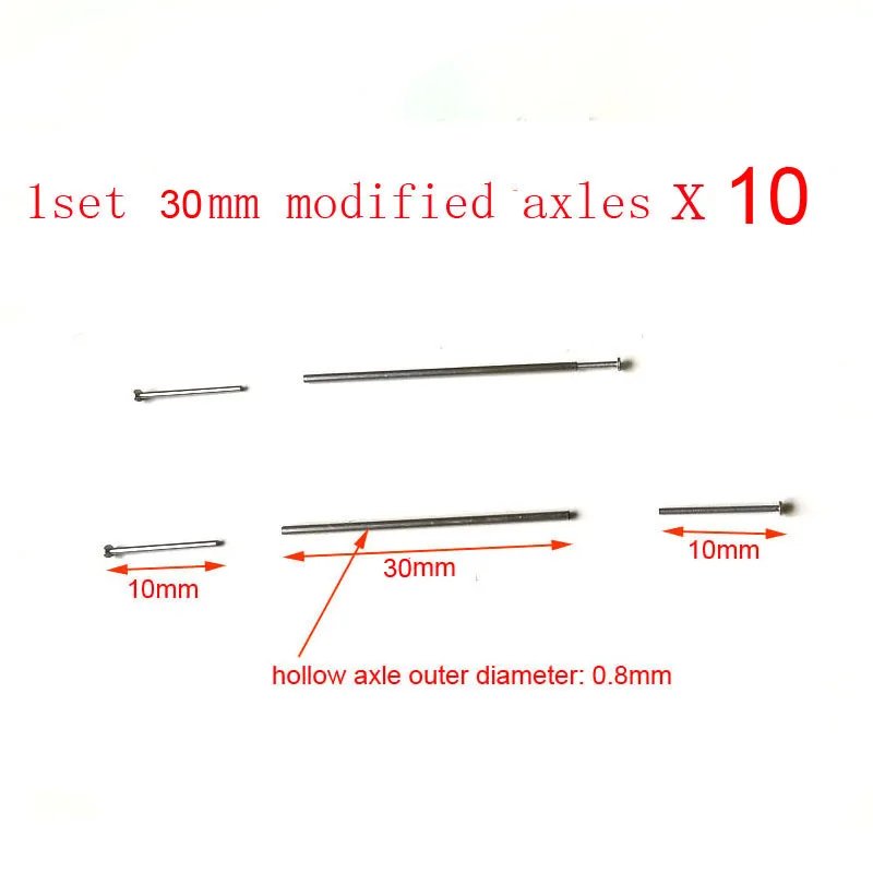 10 sets 30mm axles