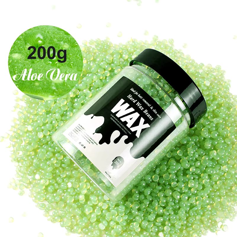 400g Hard Wax Beads For Hair Removal Wax Heater Machine Hot Film Waxing Beads Brazilian Waxing Beans For Wax Warmers Melting Pot