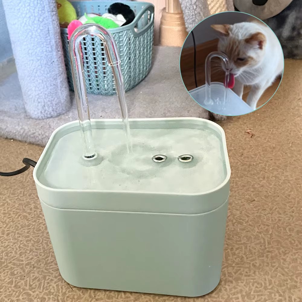 Auto Filter Recirculate Filtring for Cats Pet Water 1.5L Cat Drinker Bowl USB Electric Dispenser Mute Cat Water Fountain