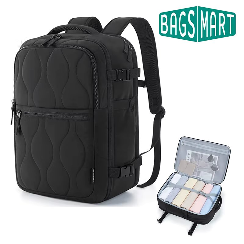 BAGSMART Travel Backpack Carry On Flight Approved for Women Men TSA Luggage Water Resistant 30L Large 17 inch Laptop Backpack