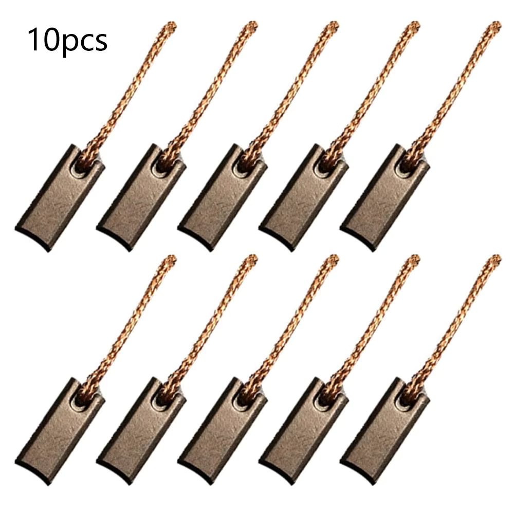 10PCS Automobile Heater Motor Carbon Brushes Wire Leads Generator Generic Electric Motor Brush Replacement  8×8×19mm  J432A
