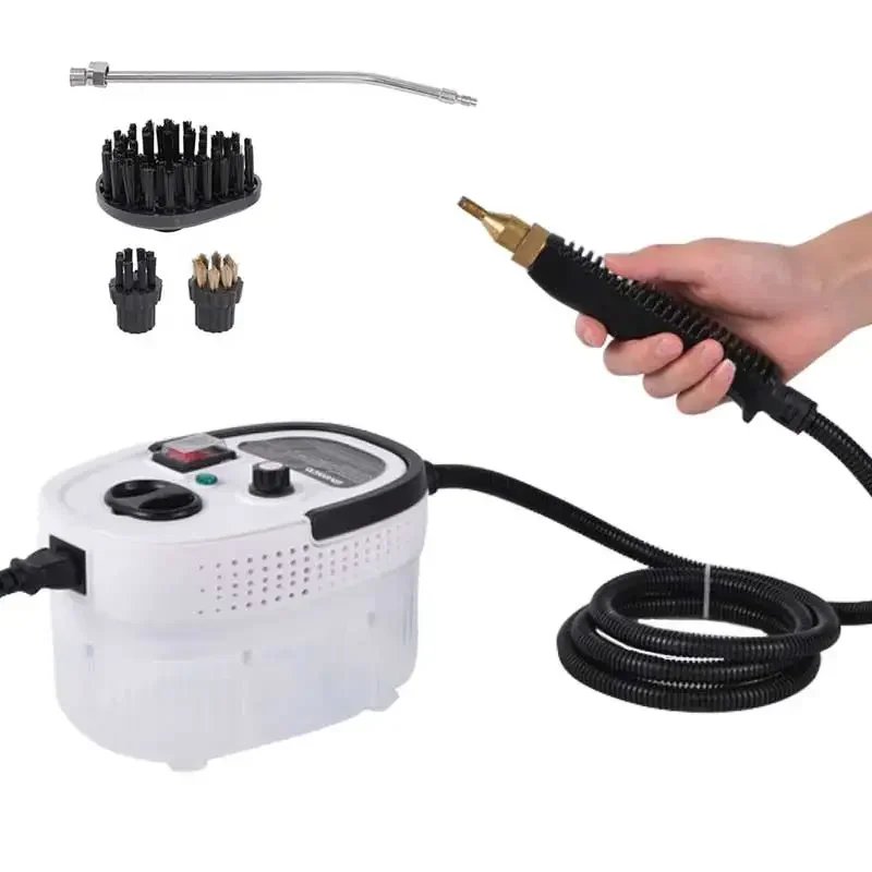 2500W Steam Cleaner High Temperature Pressure Washer Steam Cleaning Machine For Home Air Conditioning Kitchen Hood Car 1200ml