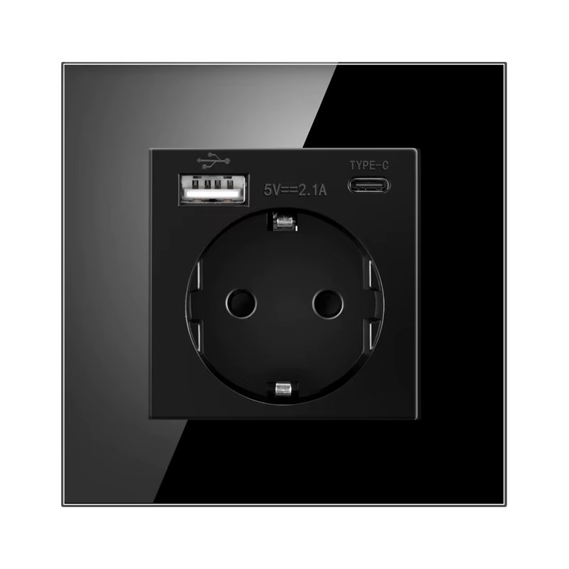 EU socket USB-type c
