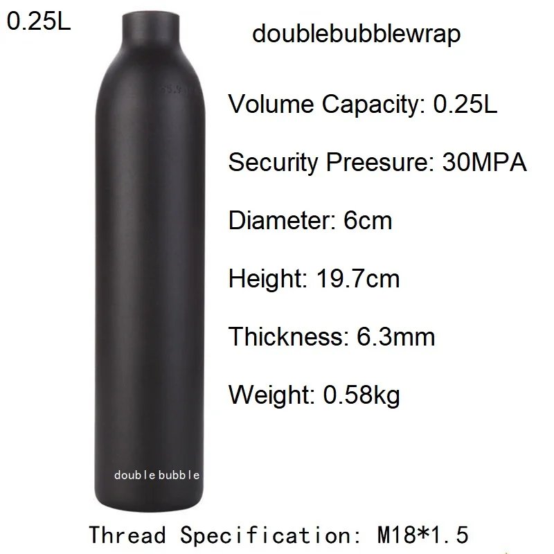 0.25L Aluminum Tank