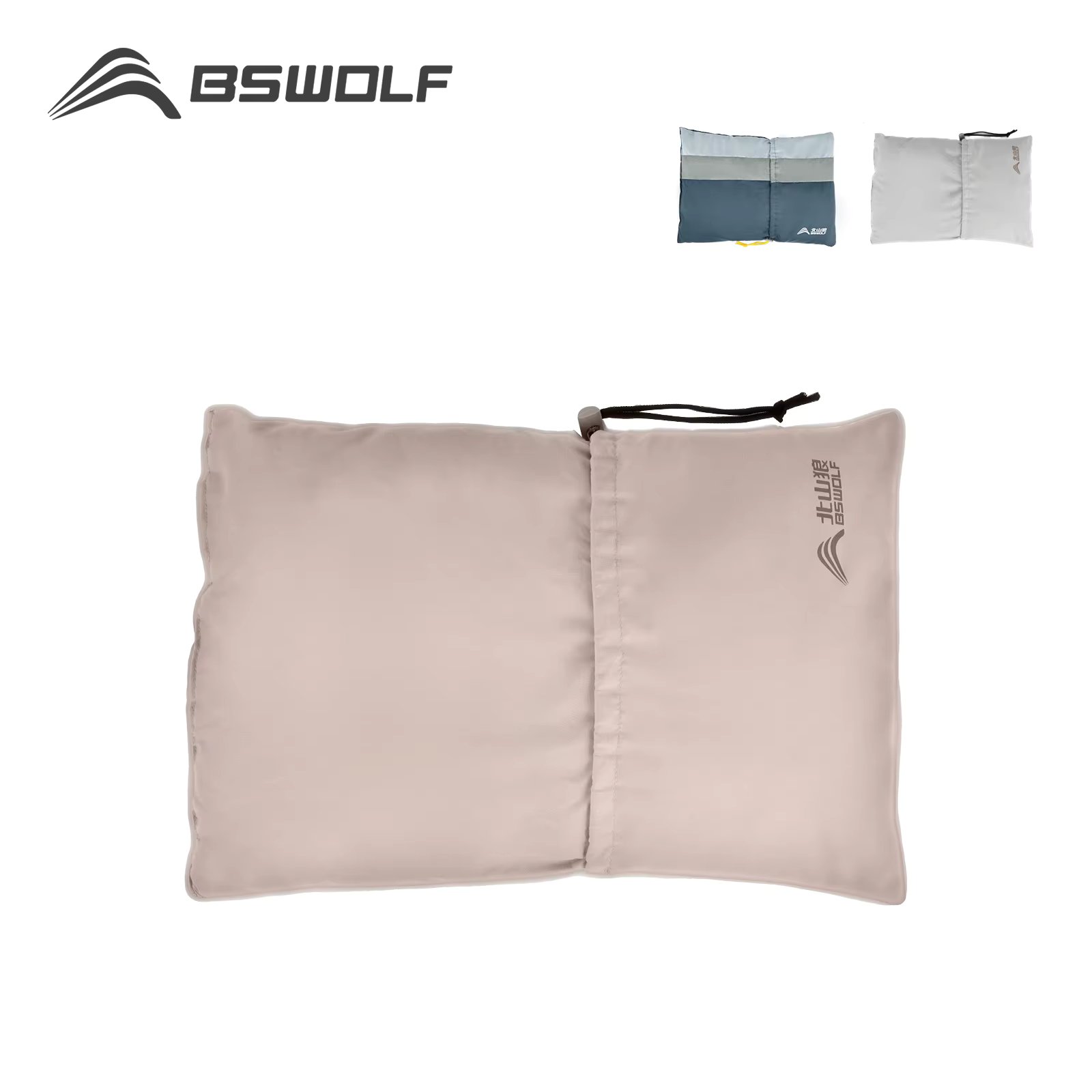 BSWolf Lightweight Outdoor Camping Pillow Ultralight Hiking Sleeping Pillow Outdoor Compressible Portable Travel Pillow
