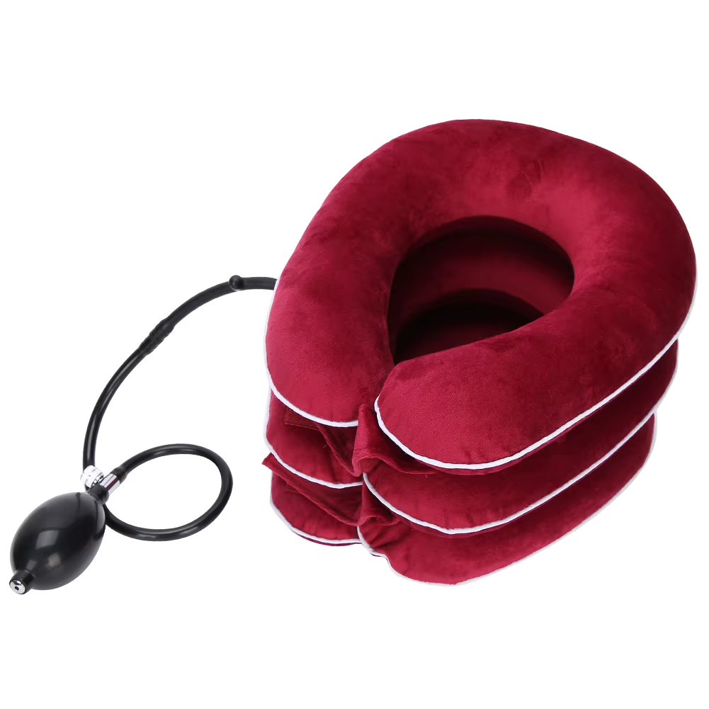 Cervical Neck Traction Device,Relief for Chronic Neck & Shoulder Alignment Pain,Inflatable Neck Stretcher Collar for Home Relief