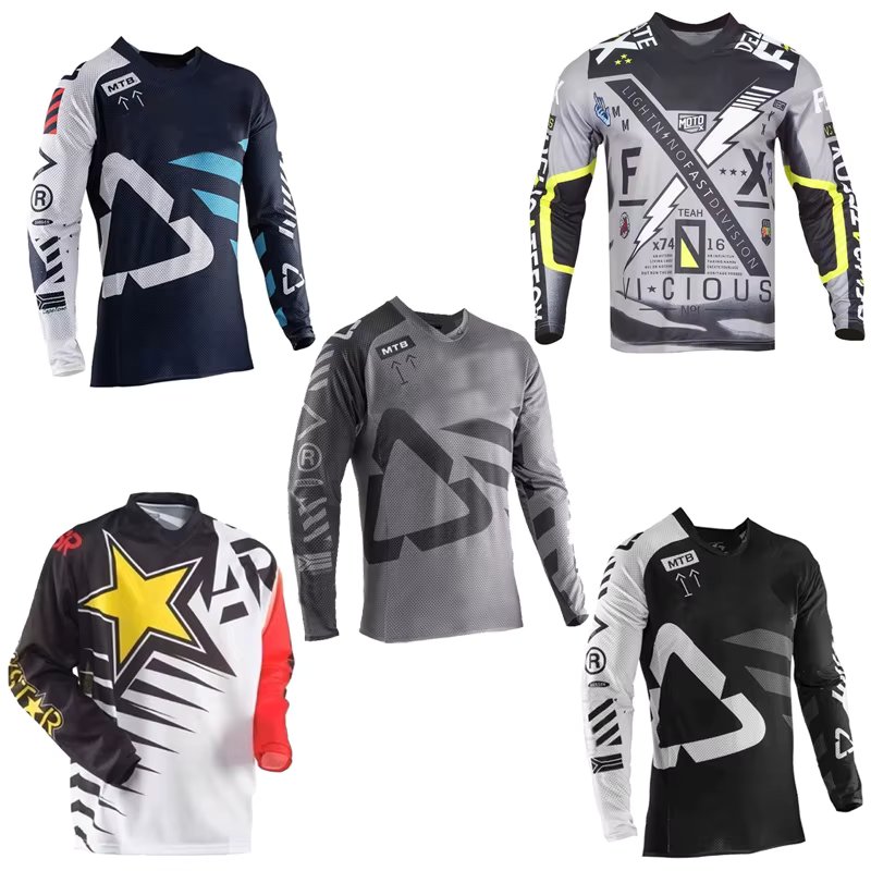 Mотоцикл Sudadera Fox Cycling Jerseys Conjunto Motocross Peto Motocross Hombre Cycling Jersey Funny  Jersey Motocross FOFing