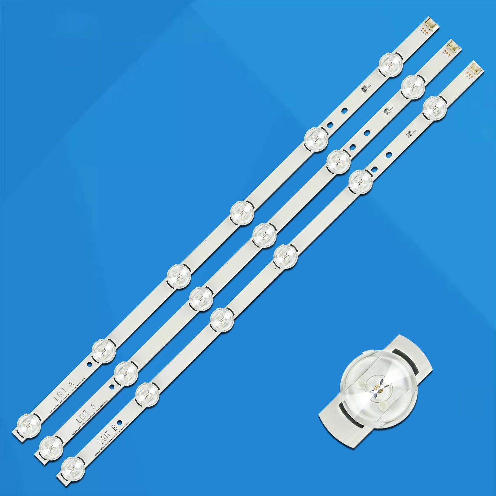 3pcs LED Strip For LG 32" LC320DUE 32LF5800 32LB5610 32LB550B 32LB561 32LB572 32LB570 32LB550 32LB580 32LB582 32LB5700 32LF5600