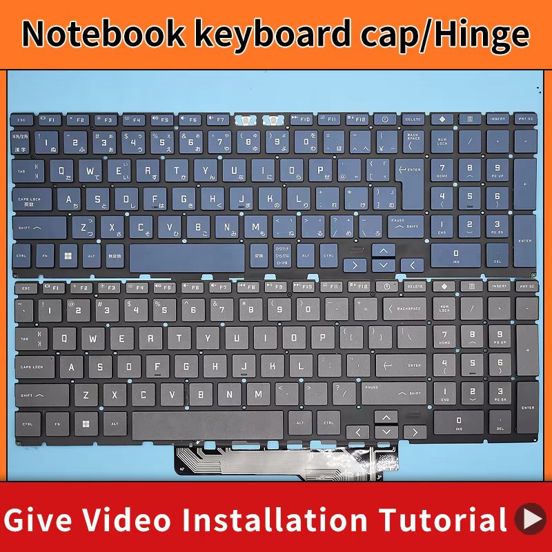 Replacement Laptop Keyboard For HP Victus 16-D 16-d0511la 16-D0010CA 13DX 16-D0020CA 23DX 16-d0031ur 16-d1112tx KeyCap hinge