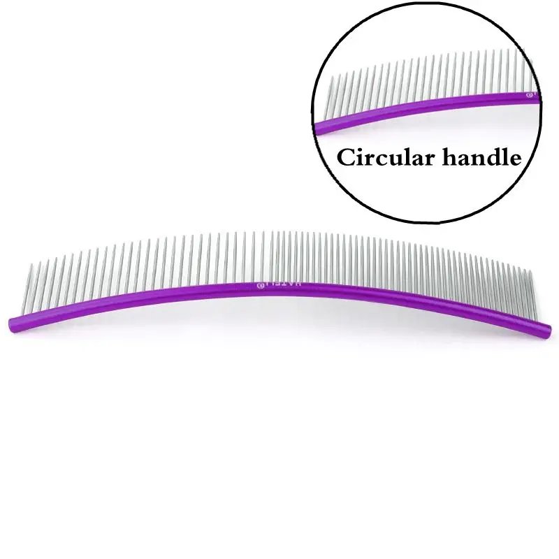 Purple round handle