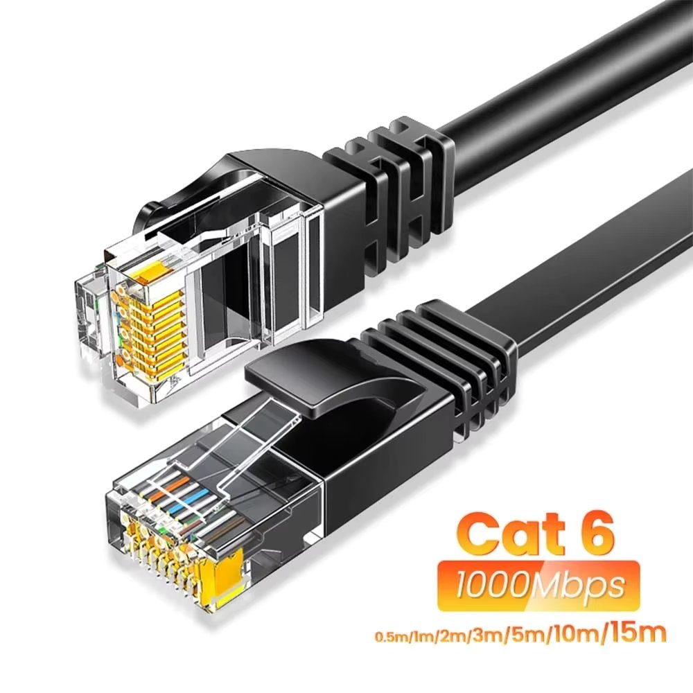 CYANMI Ethernet Cable Cat6 Lan Cable UTP RJ45 Network Patch Cable 10m 50m For PS PC Internet Modem Router Cat 6 Cable Ethernet