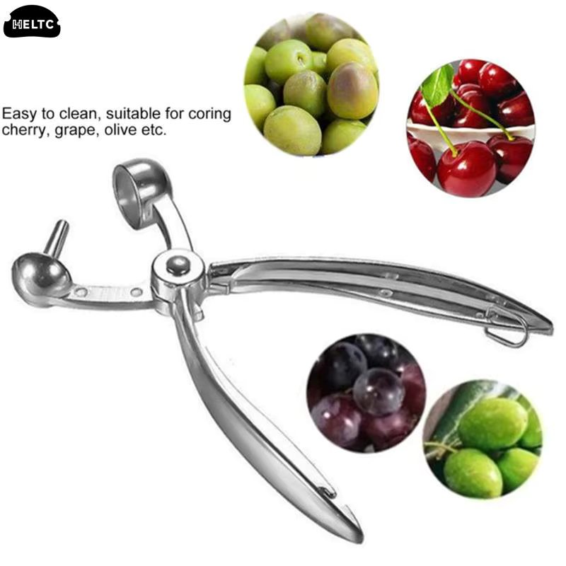 1pcs  Cherry Fruit Kitchen Pitter Remover Olive Corer Remove Pit Tool Seed Gadge Fruit and Vegetable Kitchen Tools Nutcracker