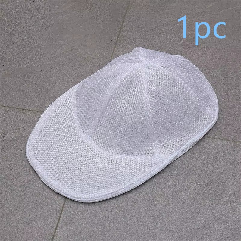 Hat Wash Protector Bag Baseball Cap Cleaner Laundry Bag Anti-deformation Hat Bag Washing Machine Mesh Bag Portable Laundry Bag
