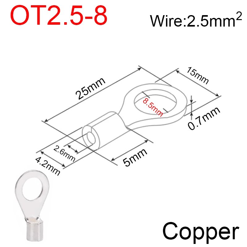 20Pieces OT2.5-8
